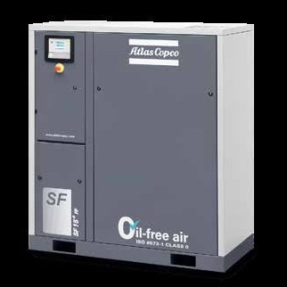 Compressor livre de óleo da Atlas Copco SF8+ -22+ com projeto modular
