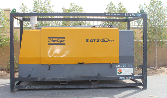 5000*2000*2000 mm Compressor de ar conveniente XATS800Cd potente e versátil para uso industrial