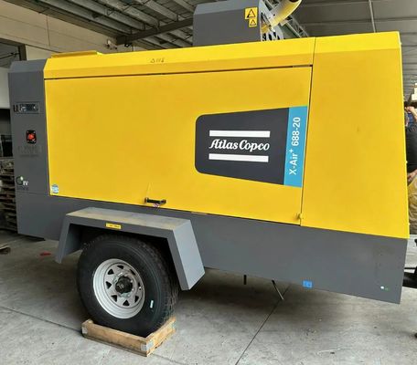 X-AIR+ 688-20 Motor Modelo B6.7CS4 Compressor portátil em amarelo para desempenho em movimento