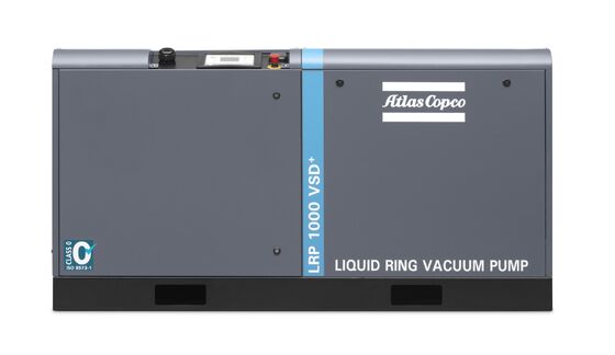 LRP 1000 VSD + Motor AC bomba de vácuo com dimensão 1950x810x1020 MM e FAD 1050 metros cúbicos por hora seco 1140 metros cúbicos por hora molhado