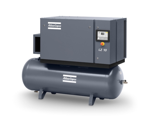 Compressor de ar de parafuso Atlas sem óleo com pistão LZ Premium 230V 400V Voltagem