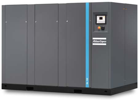 Tecnologia inteligente de injeção de óleo e motor IE4/IE5 na série GA GA110VSD++-GA315VSD+ Atlas Screw Air Compressor