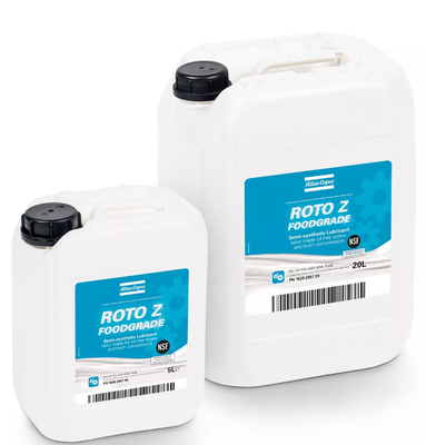 Lubrificante de qualidade alimentar para compressores de ar rotativos de parafusos Atlas injetáveis de óleo sintético Roto