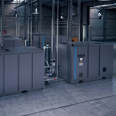 ZD Compressor de ar de parafuso Atlas fácil de instalar e sem óleo para várias proporções de pressão