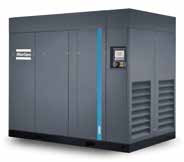 Compressor de ar giratório com injecção de óleo de parafuso Atlas G ((L) 90-355,110-355VSD Para aplicações industriais