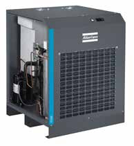 Controlador digital de secador Atlas Copco F6-400 com ecrã de ponto de orvalho de pressão para fácil monitorização