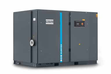 Compressor de ar da Atlas Copco GL55-90 - Motor IE3 de alta eficiência com isolamento de classe F e aumento de temperatura de classe B