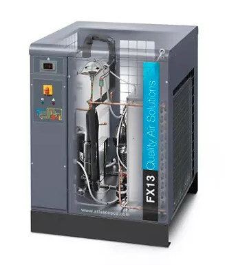 Secador de ar comprimido refrigerado de 230 V para tratamento de ar industrial