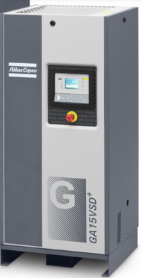 Compressor de ar de parafuso rotativo de 15 kW Atlas VSD Plus