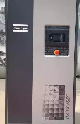 Liga de alumínio e resfriamento por ar forçado Atlas VSD Plus GA18VSD+ para resfriamento avançado