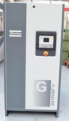 Atlas VSD Plus 18 KW Potência do motor Construída em liga de alumínio seco para os requisitos do cliente