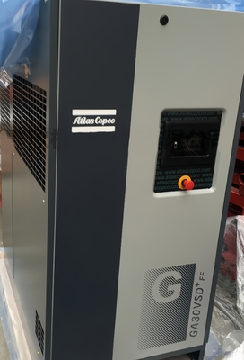 Revolucione as suas operações com o compressor de parafuso rotativo Atlas Copco GA 30 VSD+