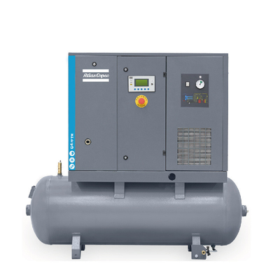 Compressor de ar de parafuso rotativo de liga de alumínio lubrificado a óleo industrial G4