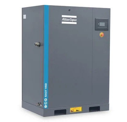 Compressor de ar Atlas GA 30-90 VSDiPM Sistema de transmissão inovador e design de inversor para economia de energia