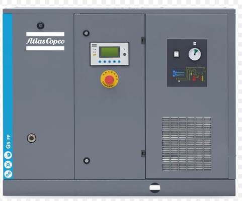 Compressor de ar de parafuso Atlas Copco G5 com opção de FF seco incorporado