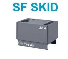 SF4 Capacidade de ar Compressor de ar estacionário de arrefecimento por ar com parafuso livre de óleo