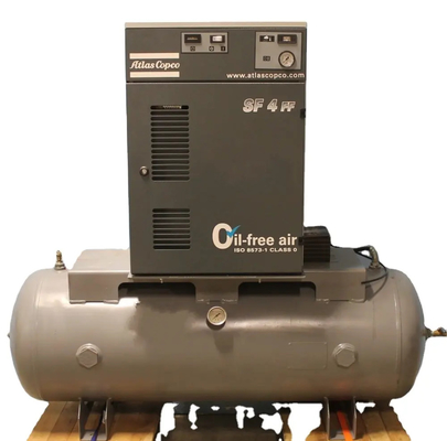 3.7KW/5HP 0 Ppm Compressor de ar de parafuso SF4 sem óleo