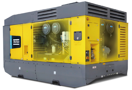 Compressor portátil Atlas Copco X1300 Controle inteligente para aplicações de alta pressão