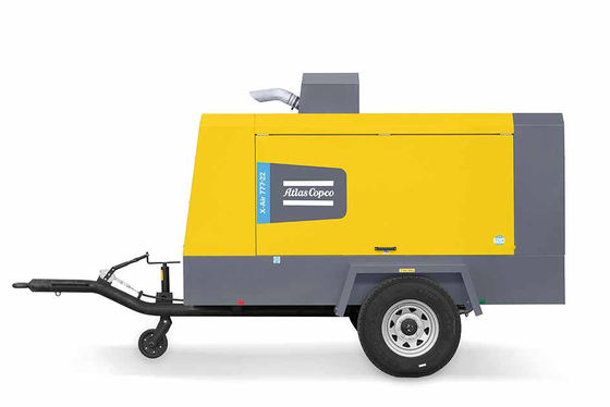 Compressor portátil X-AIR+ 777-22 com pressão de 13-22 bar e cor amarela