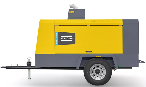 Compressor portátil Atlas X-AIR+670-18 combinação perfeita de confiabilidade e eficiência para o seu negócio