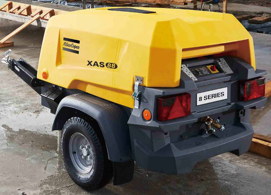 Compressor portátil do motor Kubota XAS 88KD para aplicações industriais