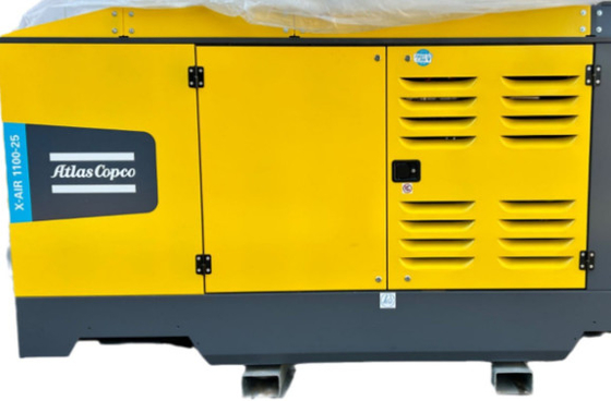 X AIR 1100-25 Compressor portátil com desligamento automático e pressão de trabalho de 18/25 bar