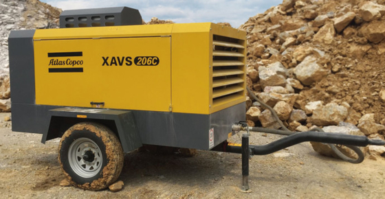 Compressor portátil XAVS206C A melhor solução para compressão portátil e de ar em aplicações industriais
