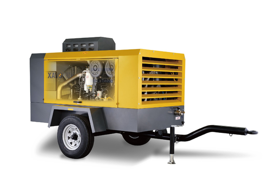 Compressor portátil XAVS206C com 2000kg de capacidade Nível de ruído 80±3 DB A e 1x11/2' de válvula de escape de trabalho pesado