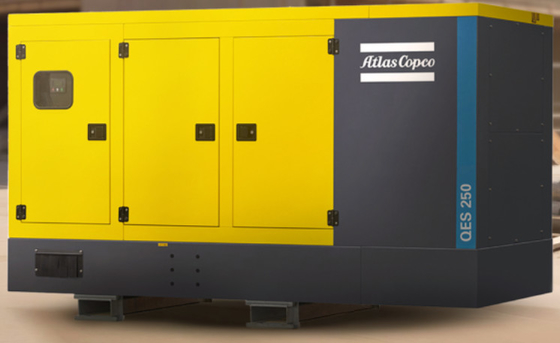Gerador elétrico de arranque QES250 com motor diesel de baixo ruído Nível de ruído 73DB