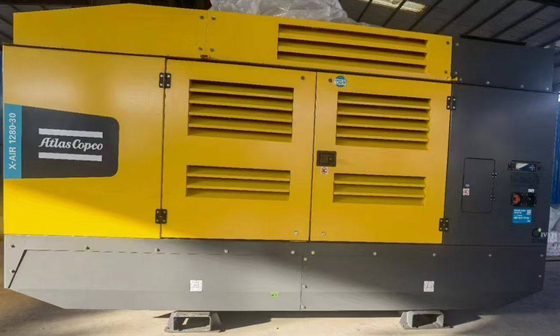 Normas de emissões GIV Compressor portátil X-AIR 1280-30 15/25/30 Bar para aplicações industriais e no local