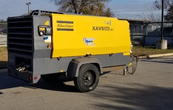 XAVS 650 Compressor portátil para carga total 2000Rpm Portátil