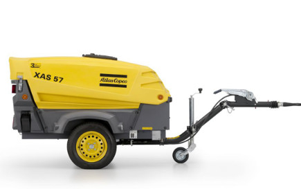 Compressor portátil XAS57E de desempenho óptimo com baixo teor de óleo no gás 5