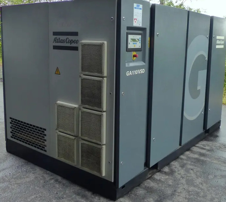 Série Atlas GA com injecção de óleo por parafuso rotativo com certificado GA110VSD e CE