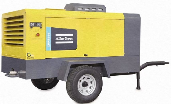 Compressor portátil amarelo XRHS666C Fonte de energia elétrica para desempenho industrial