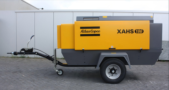 90 kW Compressor portátil XAHS186E+ FAD 11 M3/min Nível de compressão 1 para aplicações pesadas