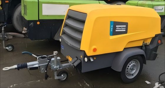 Compressor portátil amarelo XAS 78KD Nível de compressão Design leve e portátil