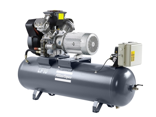 LF Compressor de ar de parafuso Atlas livre de óleo Fácil manutenção e baixo custo operacional