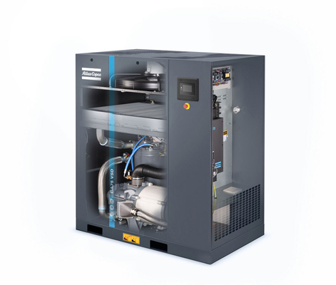 Compressor de ar de parafusos de conversão de frequência Atlas GA VSD90