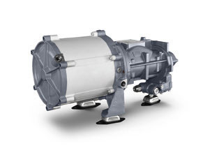 Compressor de ar de parafusos de conversão de frequência Atlas GA VSD90