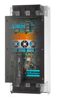 Compressor de ar de parafusos de conversão de frequência Atlas GA VSD90