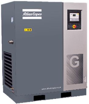 Compressor de ar de parafuso rotativo com injeção de óleo Atlas 26kw Ga26+ Potência AC