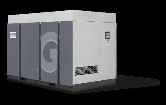 Aumente a sua produtividade com o compressor de ar rotativo de parafuso Atlas com injeção de óleo GA 160+ -250