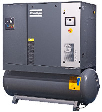 Compressor de ar de parafusos de Atlas com injecção de óleo Económico 22kw G22