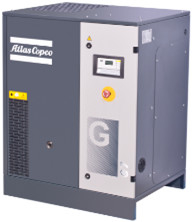 Compressor de ar de parafuso com injecção de óleo Atlas Compact G7 7kw