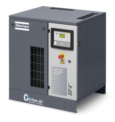 Compressor de ar de parafuso de 22 kW injetado em água AQ 22 VSD sem óleo