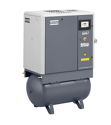 GA7-75 VSD Atlas Compressor de ar a parafuso Tipo de injecção de óleo