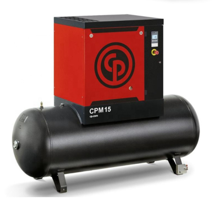 Compressor de ar giratório Chicago do parafuso da fase CPM10 monofásica 7.5KW pneumático 64db (A) ruído