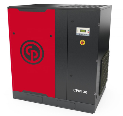 Compressor de ar de parafuso Atlas Pneumático CPM30 Chicago 22KW 430kg Com pistões de velocidade lenta