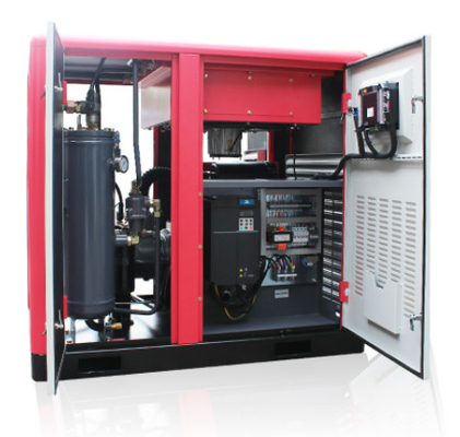 COMPRESSOR DE AR GIRATÓRIO DO PARAFUSO DO ÍMÃ PERMANENTE DE 30HP 22KW COM INVERSOR DE VSD
