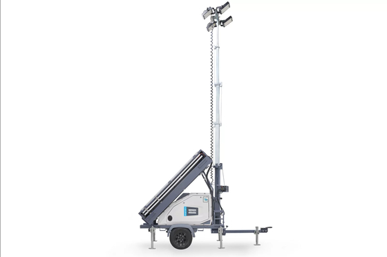 Maximize a sua produtividade com a torre de iluminação elétrica A melhor solução de iluminação HiLight MS5